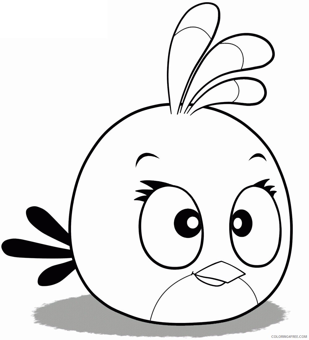 Angry Birds Coloring Pages Printable Sheets Angry Birds Free 2021 a 6275 Coloring4free