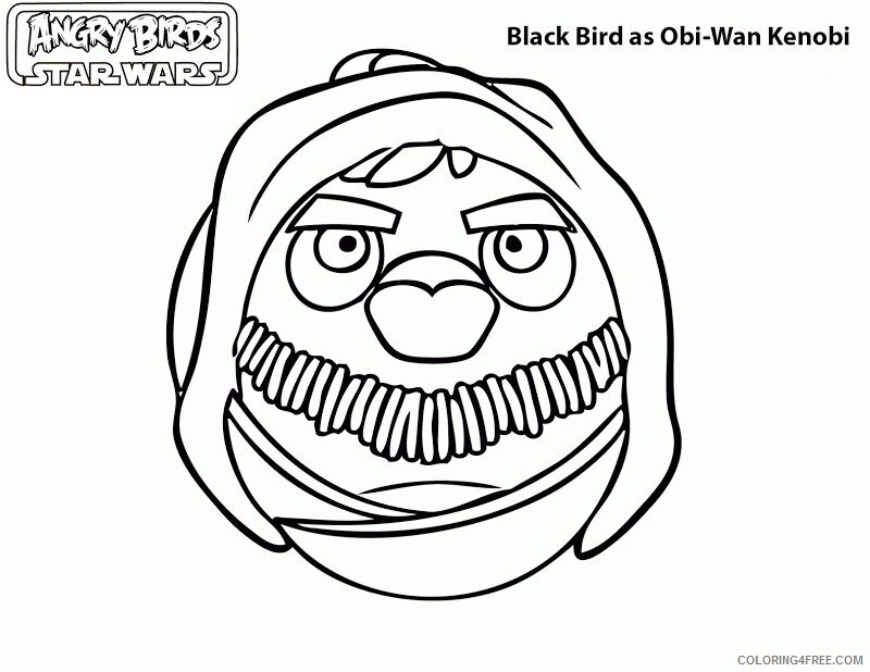 Angry Birds Coloring Pages Star Wars Printable Sheets Free Angry Birds Space 2021 a 6293 Coloring4free