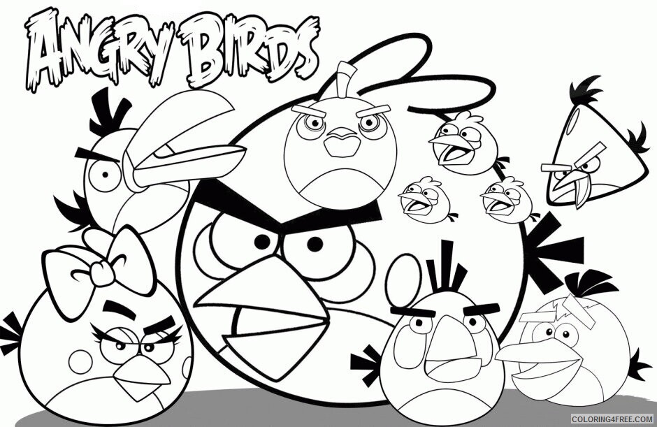 Angry Birds Space Coloring Pages Printable Sheets Amazing Angry Birds 2021 a 6319 Coloring4free
