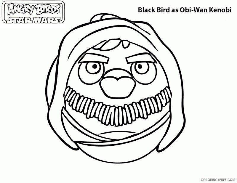 Angry Birds Star Wars Coloring Page Printable Sheets Free Angry Birds Space 2021 a 6353 Coloring4free