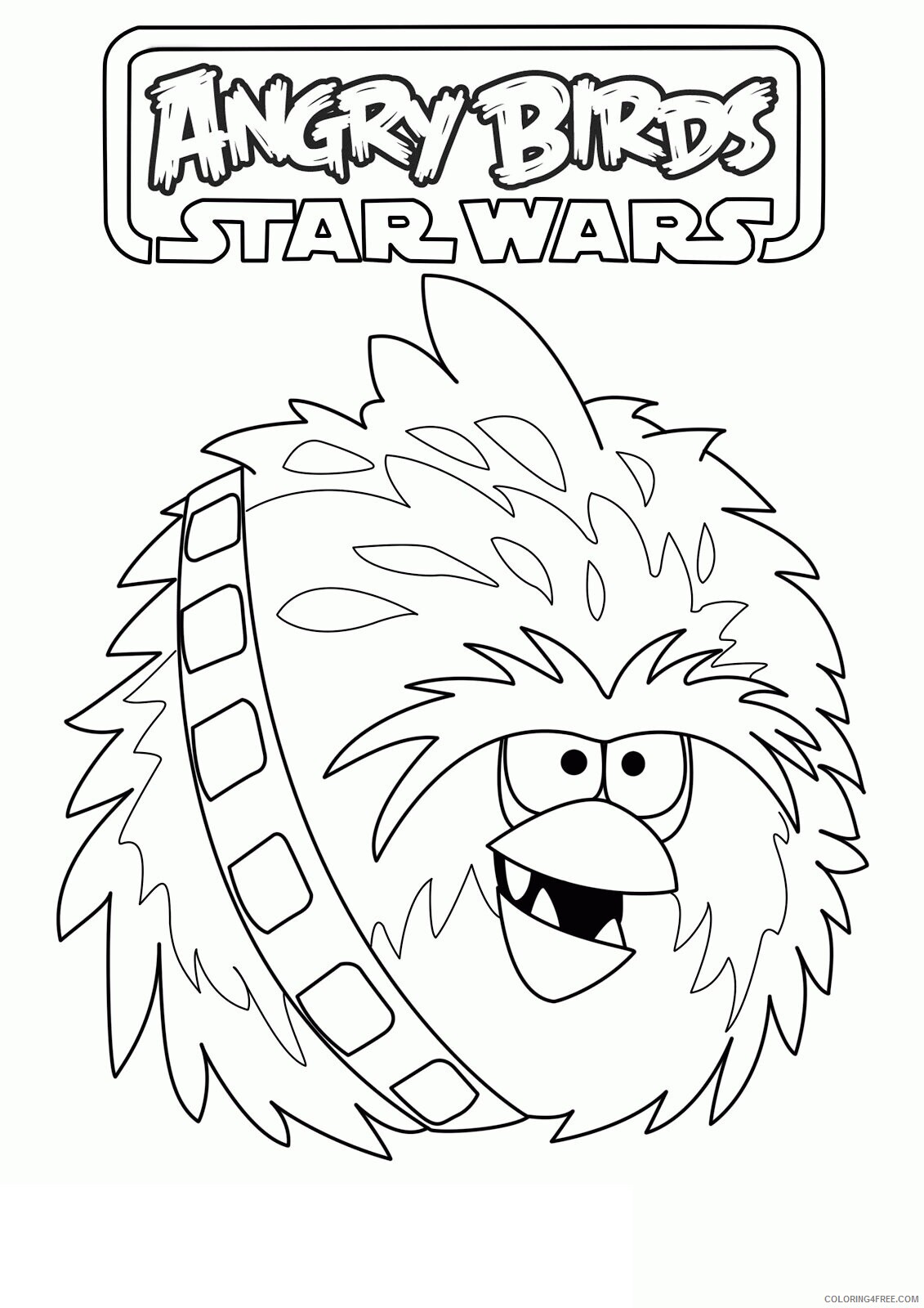 Angry Birds Star Wars Coloring Pages Free Printable Printable Sheets 2021 a 6362 Coloring4free
