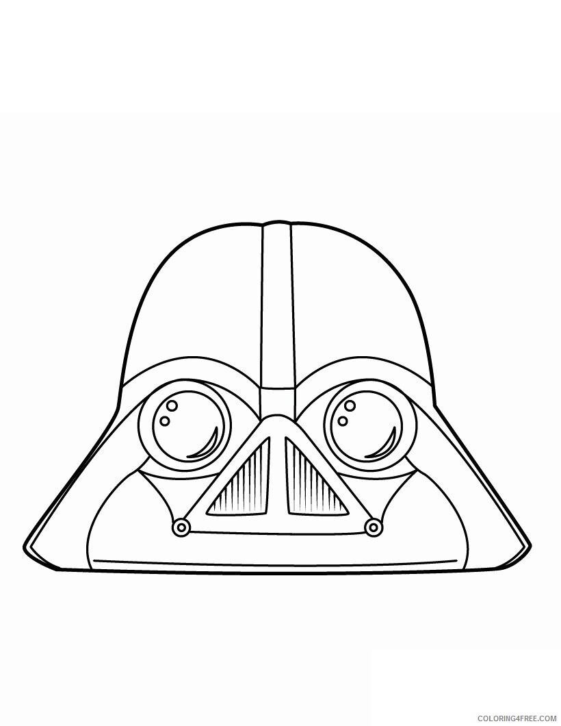 Angry Birds Star Wars Coloring Pages Free Printable Printable Sheets 2021 a 6369 Coloring4free