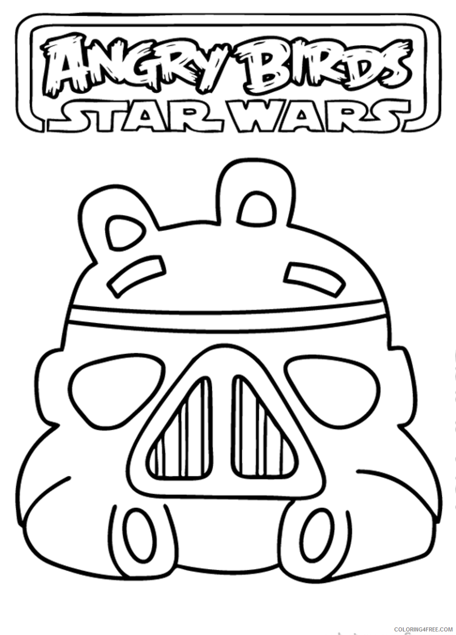 Angry Birds Star Wars Coloring Pages Free Printable Printable Sheets Angry Birds Star Wars 2 2021 a 6360 Coloring4free
