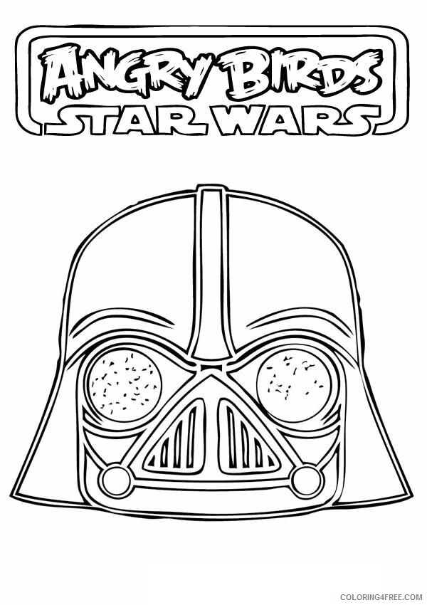 Angry Birds Star Wars Coloring Pages Free Printable Printable Sheets Pigs 2021 a 6376 Coloring4free