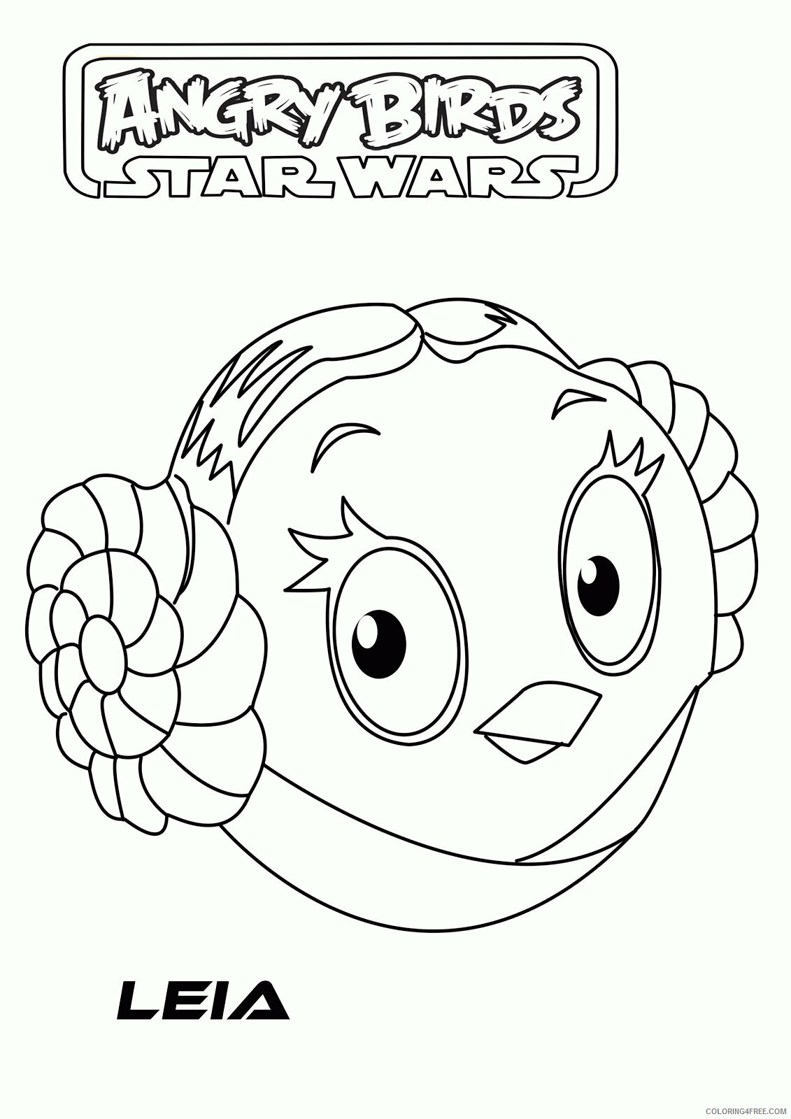 Angry Birds Star Wars Coloring Pages Free Printable Printable Sheets To 2021 a 6377 Coloring4free