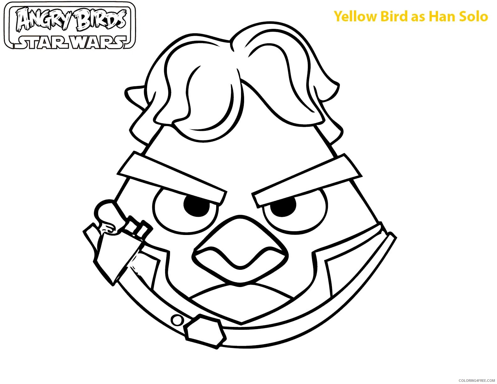 Angry Birds Star Wars Coloring Pictures Printable Sheets 2021 a 6392 Coloring4free