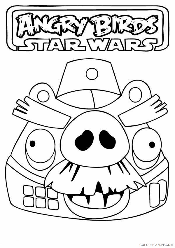 Angry Birds Star Wars Coloring Pictures Printable Sheets Drawing 2021 a 6394 Coloring4free