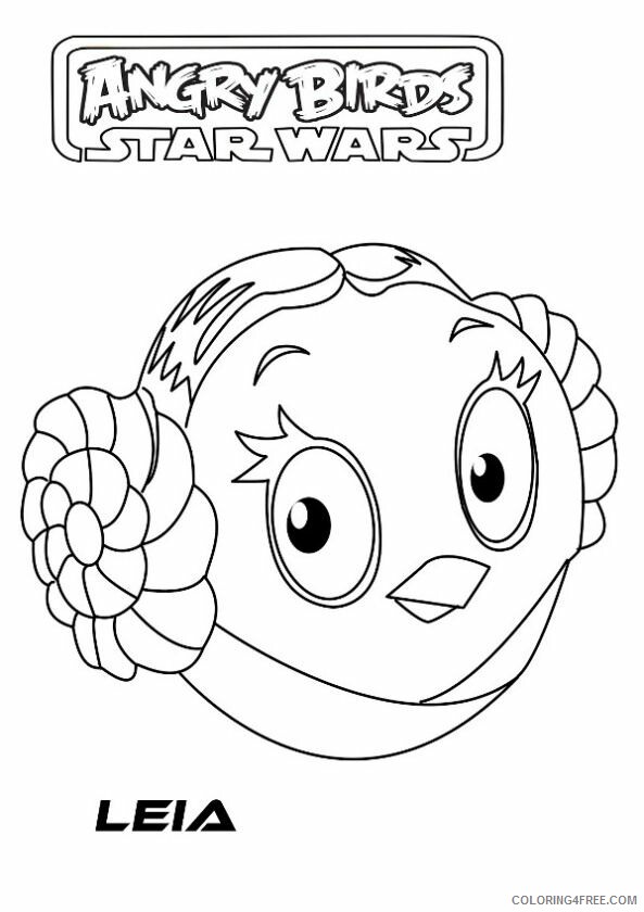 Angry Birds Star Wars Coloring Pictures Printable Sheets Kids n fun com 7 2021 a 6399 Coloring4free