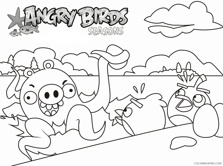 Angry Birds Star Wars Coloring Pictures Printable Sheets New Pages 2021 a 6401 Coloring4free