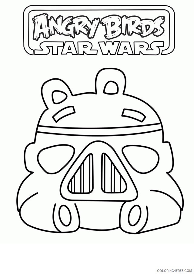 Angry Birds Star Wars Coloring Pictures Printable Sheets Ship 2021 a 6389 Coloring4free