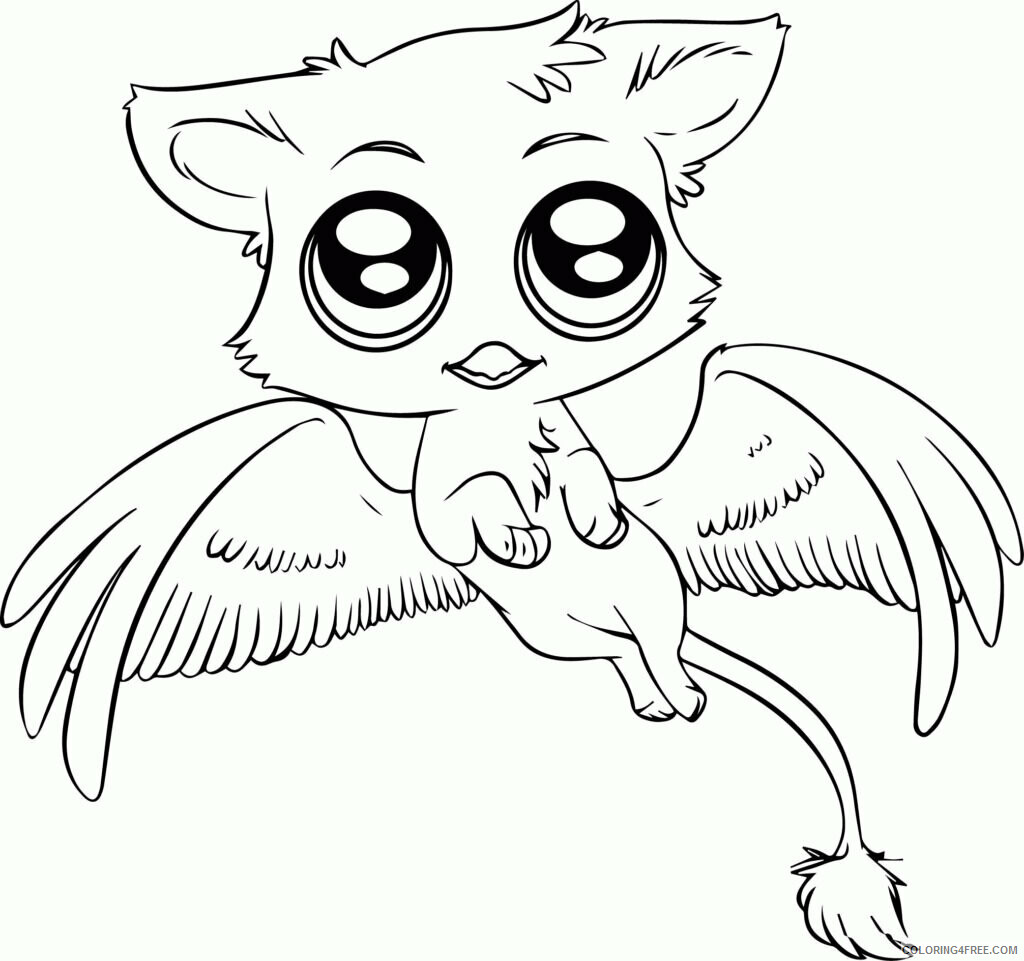 Animal Babies Coloring Pages Printable Sheets Free Cute Baby 2021 a 0047 Coloring4free