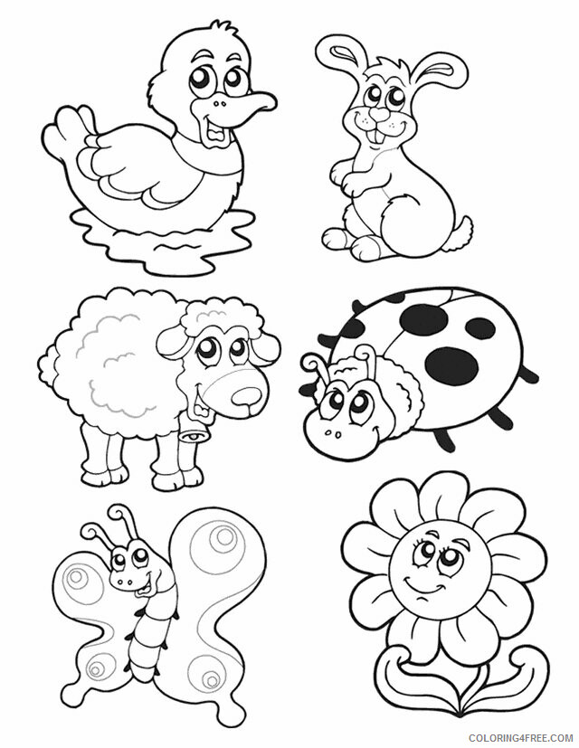 Download Animal Coloring Book Pages Printable Sheets Spring Animals Free Coloring 2021 A 0180 Coloring4free Coloring4free Com