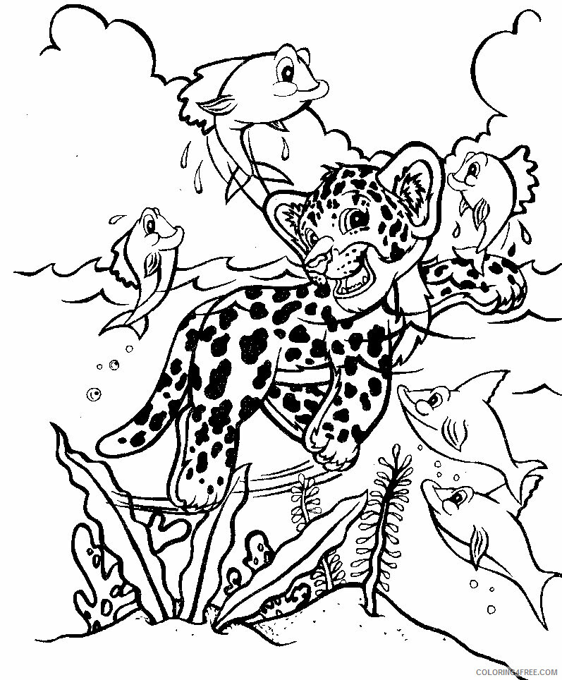 Animal Coloring Pages Free Printable Printable Sheets Lisa Frank and 2021 a 0408 Coloring4free