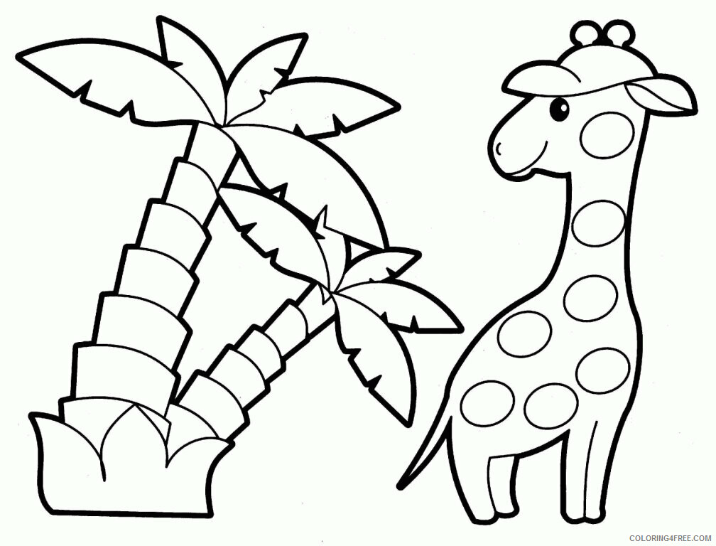 Animal Coloring Pages for Children Printable Sheets Animals For Babies 2021 a 0226 Coloring4free