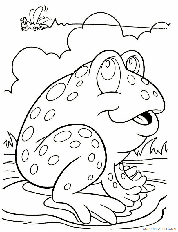 Animal Coloring Pages for Free Printable Sheets Frog page Animals Town 2021 a 0267 Coloring4free