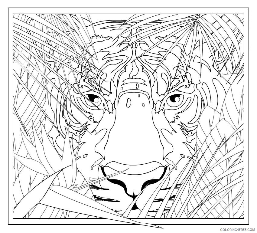 Animal Coloring Pages for Teens Printable Sheets Difficult jpg 2021 a 0363 Coloring4free