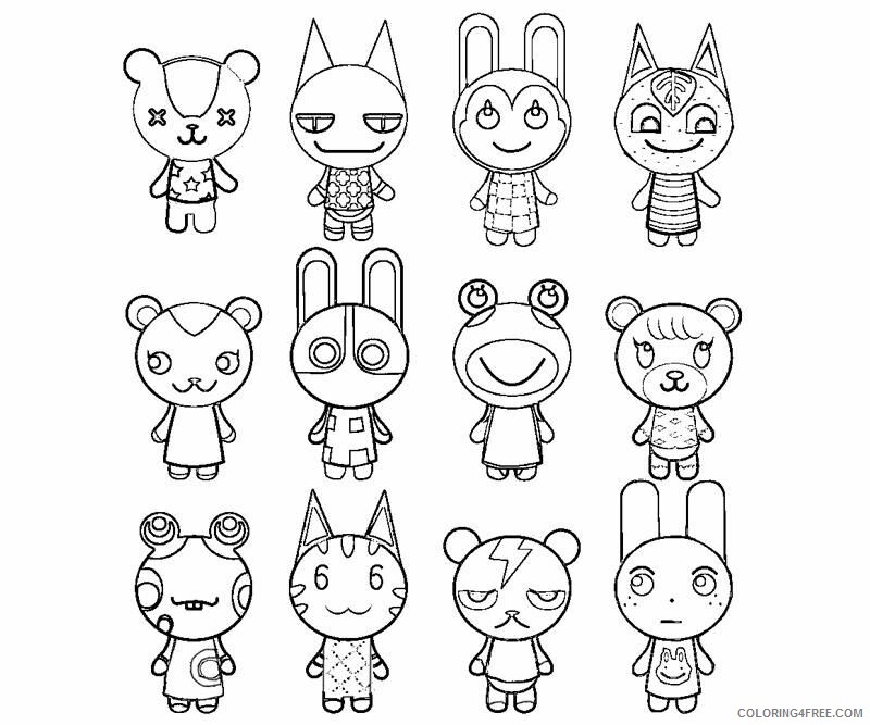 Animal Crossing Coloring Pages Printable Sheets Animal Crossing Coloring 2021 a 0487 Coloring4free
