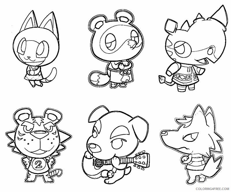 Animal Crossing Coloring Pages Printable Sheets Animal Crossing Coloring 2021 a 0488 Coloring4free