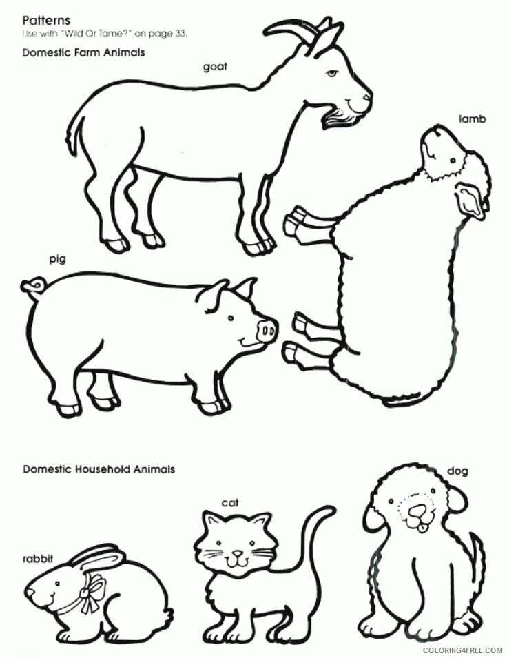 Animal Outline Printable Sheets Animal Outline Pictures templates jpg 2021 a 0565 Coloring4free