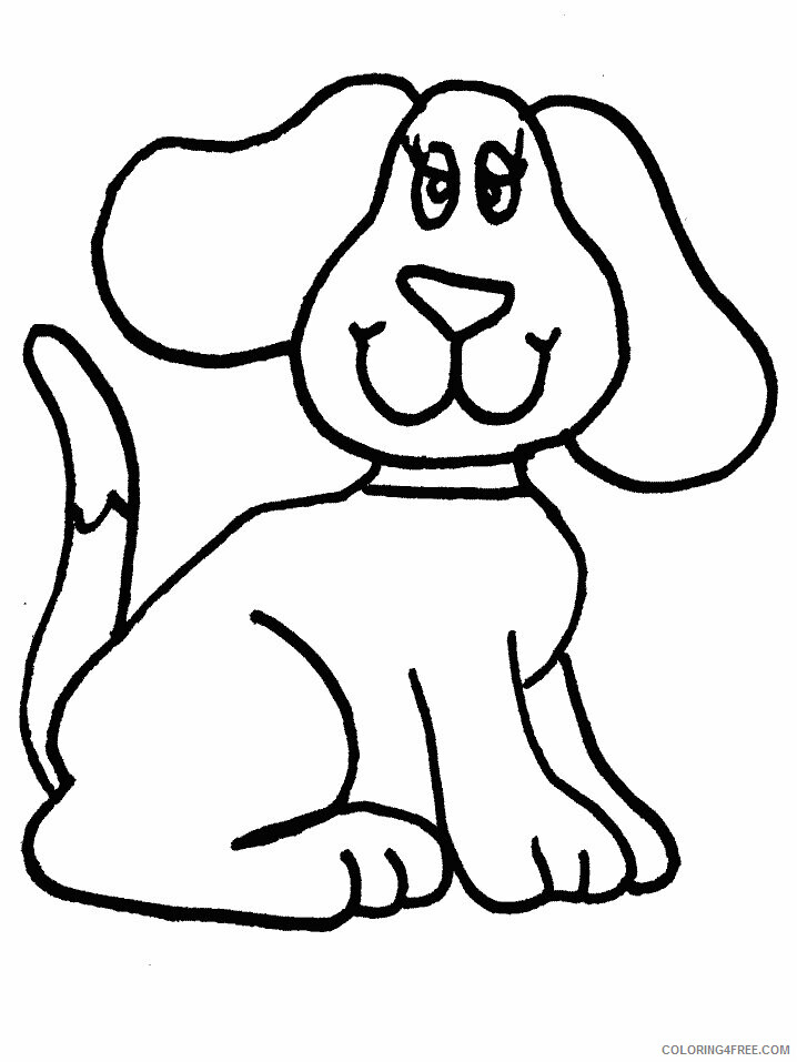 Animal Pictures to Print and Color Printable Sheets Dog Pictures To Print And 2021 a 0714 Coloring4free