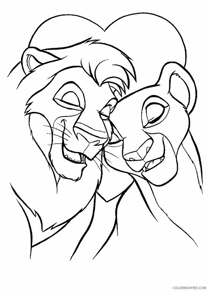 Animal Pictures to Print and Color Printable Sheets lion king jpg 2021 a 0719 Coloring4free