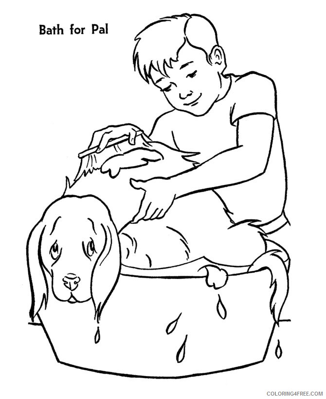 Animal Printables Printable Sheets Animal Printables Dogs Puppies 105 2021 a 0771 Coloring4free
