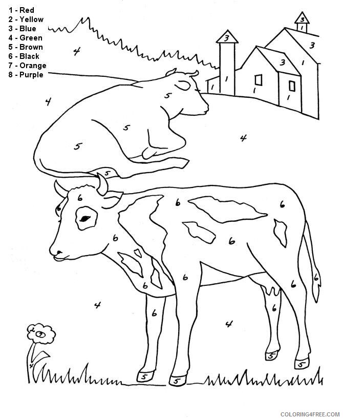 Animal Printouts Printable Sheets Color By Number Printouts Free 2021 a 0798 Coloring4free
