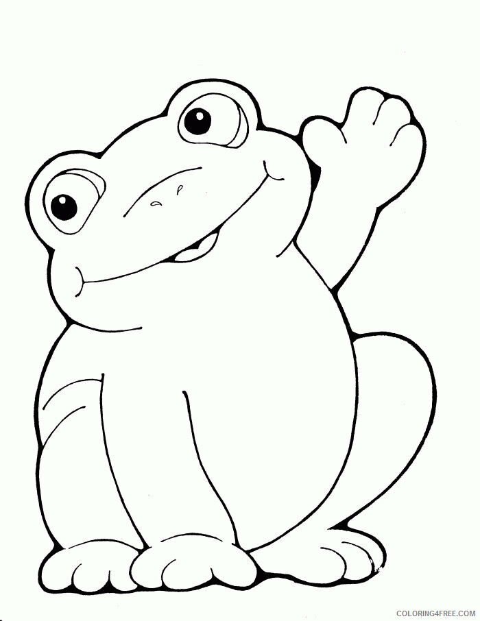 Animal Shapes to Cut Out Printable Sheets Frog Toad @ The 2021 a 0834 Coloring4free