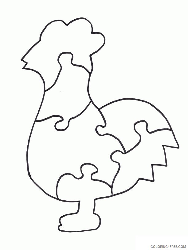 Animal Shapes to Cut Out Printable Sheets Printable Jigsaw Animal Puzzles 1 2021 a 0838 Coloring4free
