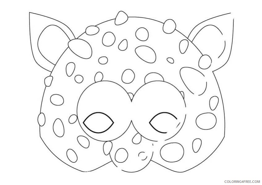 Animal Templates Cut Out Printable Sheets Printable Alien Mask Jagged Edge 2021 a 0855 Coloring4free