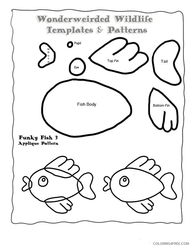 Animal Templates for Kids Printable Sheets Free Fish Sewing Patterns Fish 2021 a 0870 Coloring4free