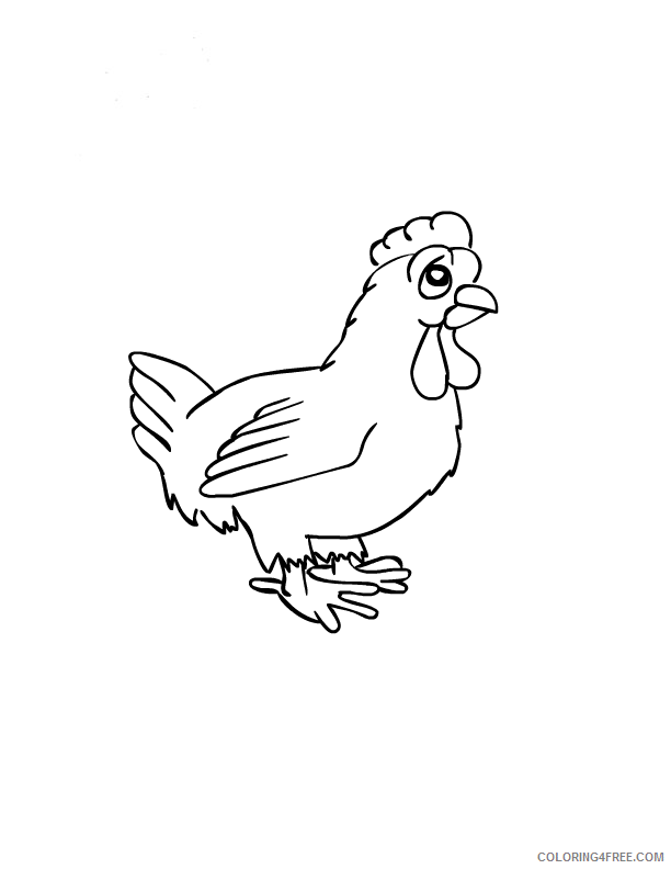 Animal Templates for Kids Printable Sheets Free printable Farm animals coloring 2021 a 0871 Coloring4free