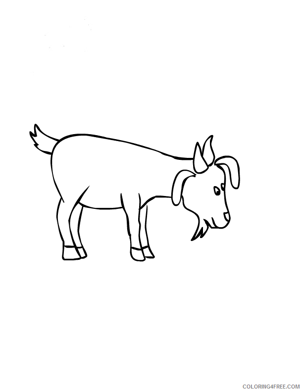 Animal Templates for Kids Printable Sheets Free printable Farm animals coloring 2021 a 0872 Coloring4free