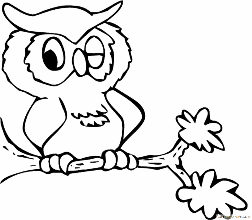 Animals Cartoons for Kids Printable Sheets Creating Custom Cute Cartoon Owl 2021 a 0921 Coloring4free