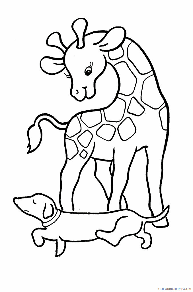 Animals Cartoons for Kids Printable Sheets printable page kids from 2021 a 0929 Coloring4free