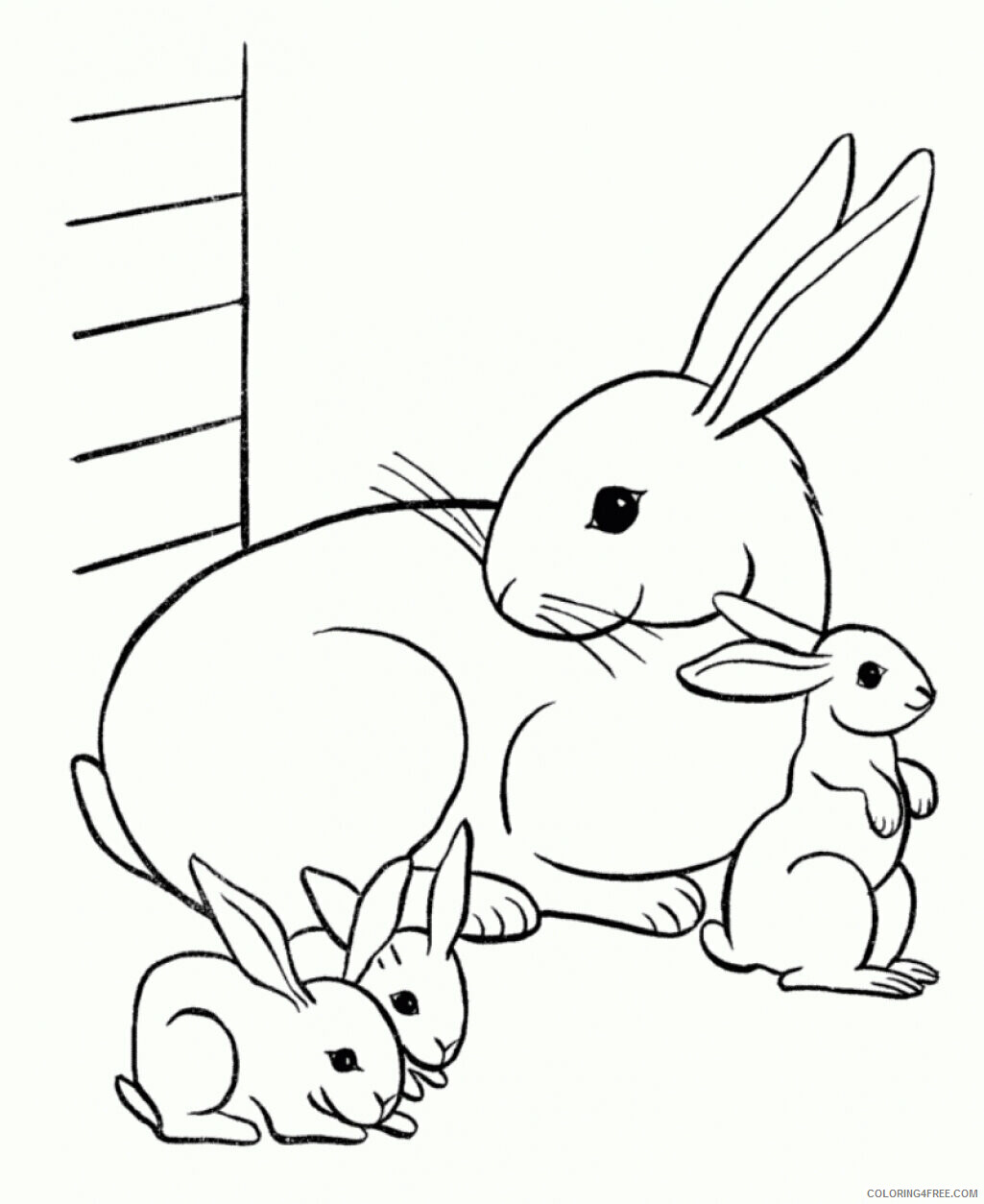 Animals Coloring Pages Free Printable Sheets Free Animal Sheets Coloring 2021 a 0985 Coloring4free