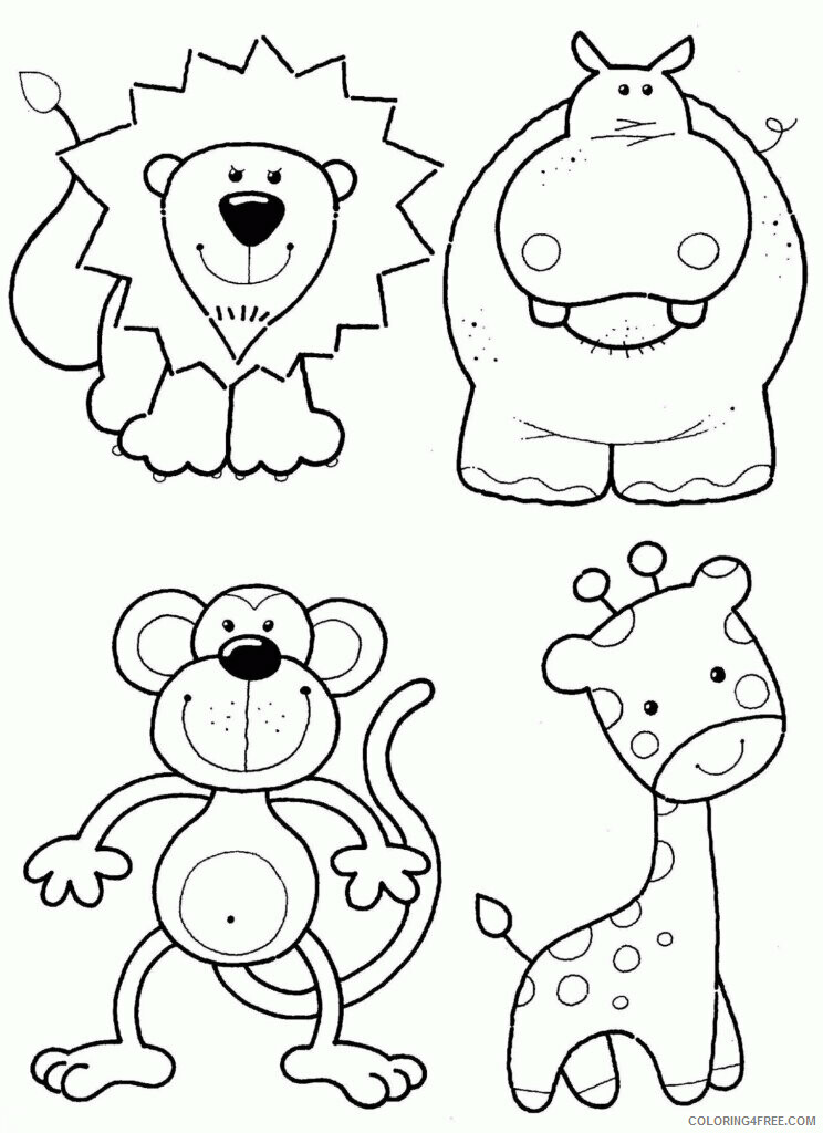 Animals Coloring Printable Sheets Ocean Animals Download 2021 a 0948 Coloring4free