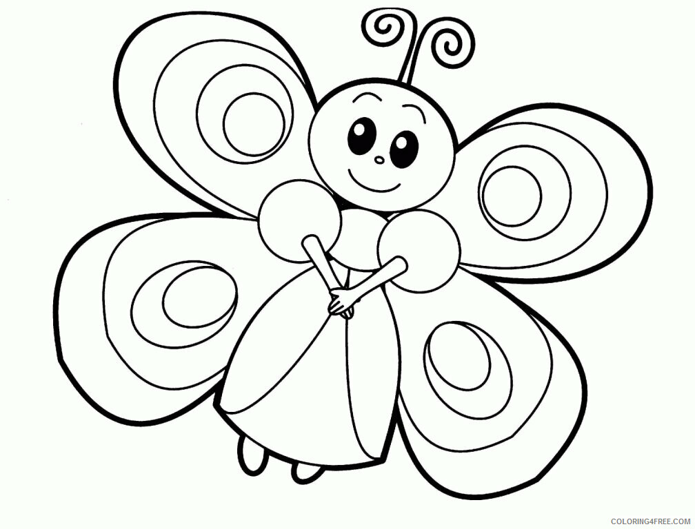 Animals Kids Coloring Pages Printable Sheets Animals for babies 2021 a 1019 Coloring4free