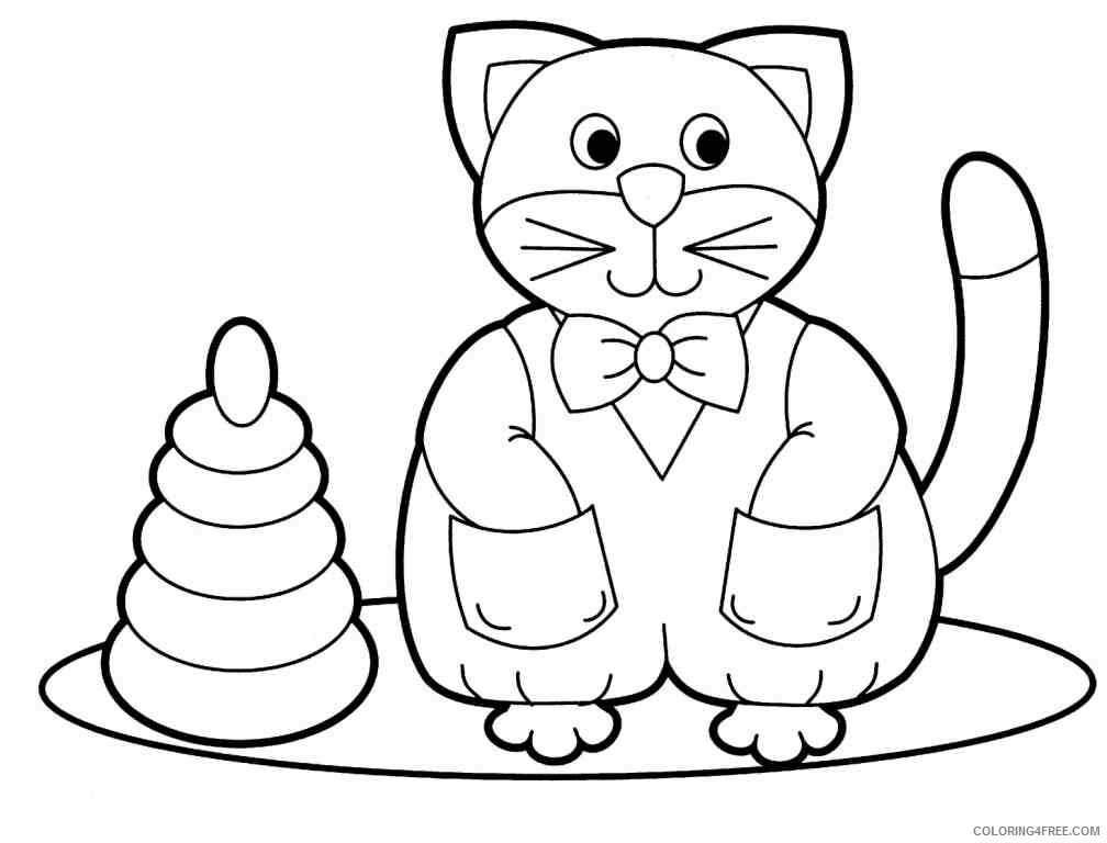 Animals Kids Coloring Pages Printable Sheets Animals for babies 2021 a 1027 Coloring4free