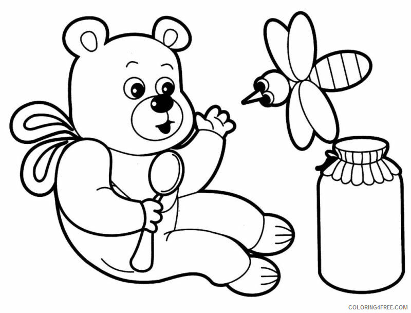 Animals Pictures for Kids to Color Printable Sheets Kids Animals Free 2021 a 1131 Coloring4free