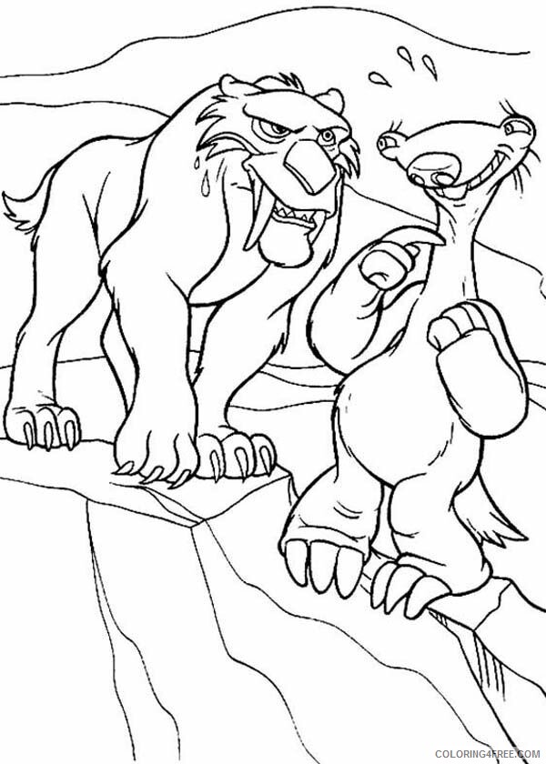Animals of the Ice Age Coloring Pages Printable Sheets Drawing 2021 a 1058 Coloring4free
