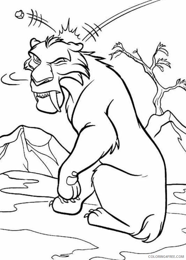 Animals of the Ice Age Coloring Pages Printable Sheets The Animals of the Ice 2021 a 1085 Coloring4free