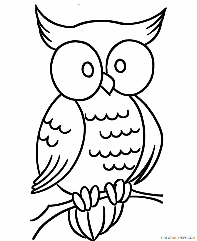 Animated Coloring Pages Drawings Printable Sheets Creating Custom Cute Cartoon Owl 2021 a Coloring4free