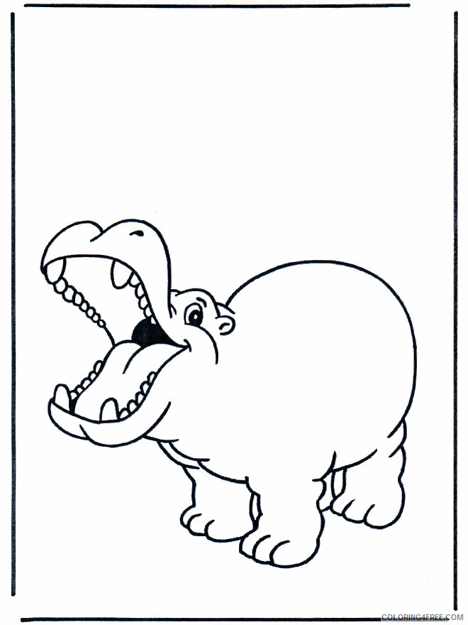 Animated Hippo Pictures Printable Sheets Coloriage Girafe 1 Coloriage Girafes 2021 a 1219 Coloring4free