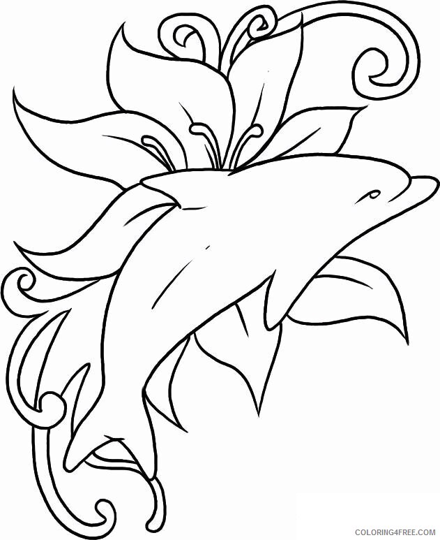 Animated Pictures of Dolphins Printable Sheets Free Dolphin Armband Tattoo Designs 2021 a Coloring4free