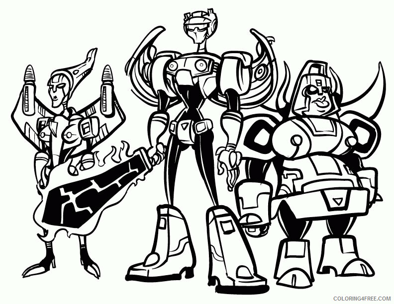 Animated Transformers Pictures Printable Sheets 2D Artwork Female Dinobots 2021 a 1226 Coloring4free