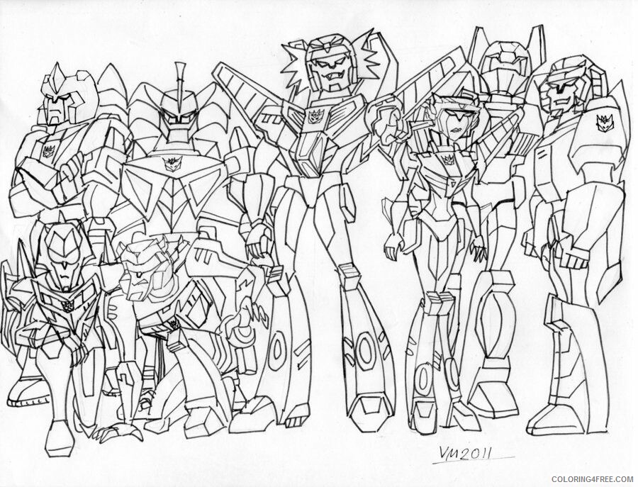 Animated Transformers Pictures Sheets DECEPTICONS BREASTFORCE ANIMATED STYLE by 2021 a Coloring4free