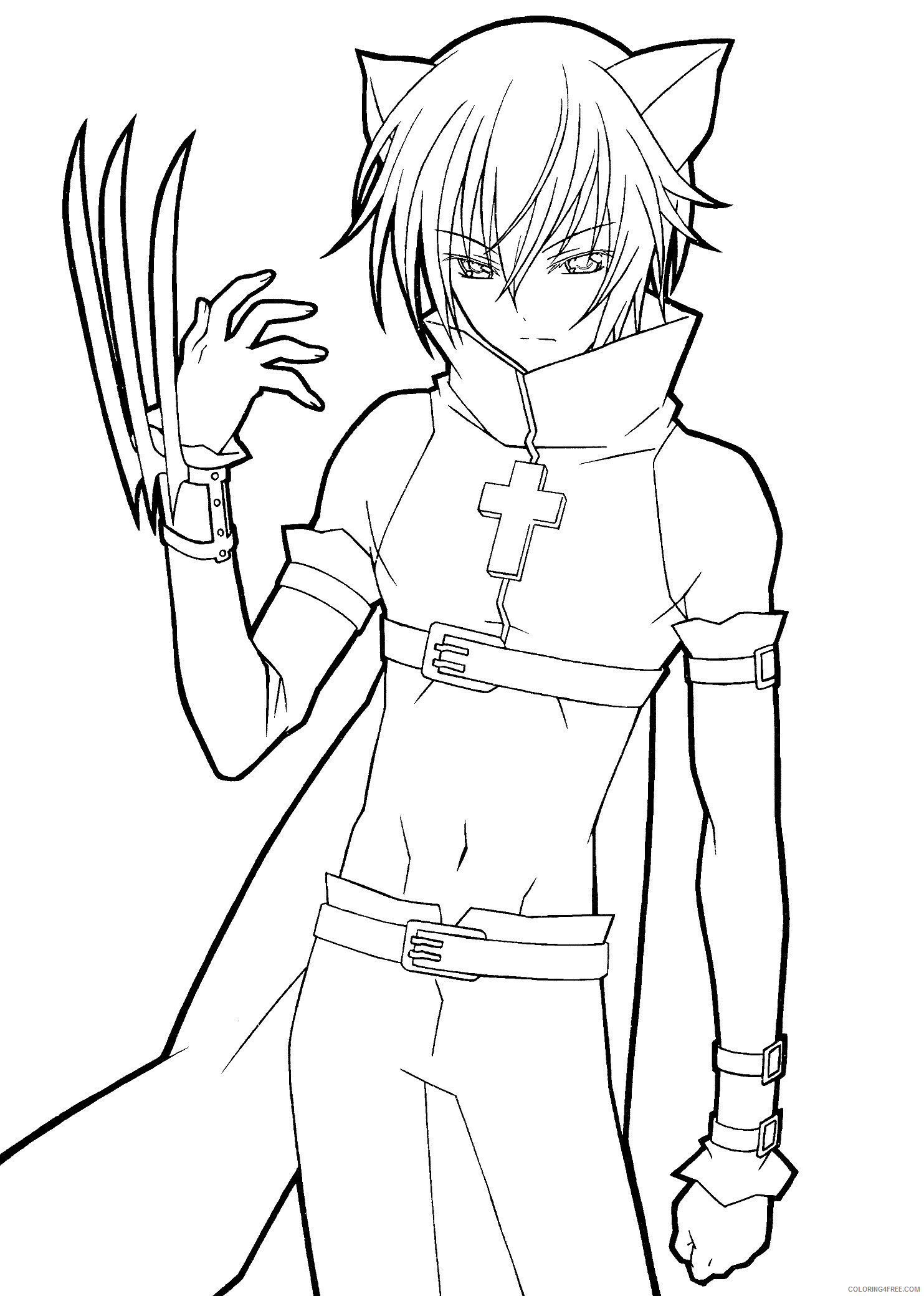Anime Boys Coloring Pages Printable Sheets 30 Ideas for Anime Boys 2021 a 1270 Coloring4free