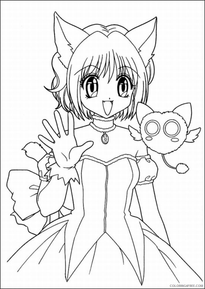 Anime Coloring Book Pages Printable Sheets Anime Girl 132 2021 a 1304 Coloring4free