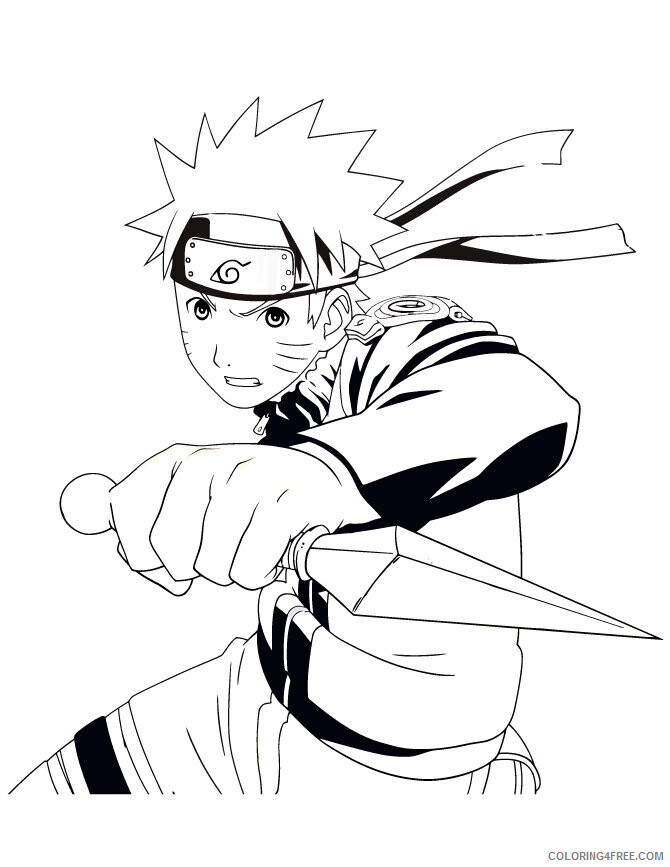Anime Coloring Book Pages Printable Sheets Naruto Shippuden Page HM 2021 a 1312 Coloring4free